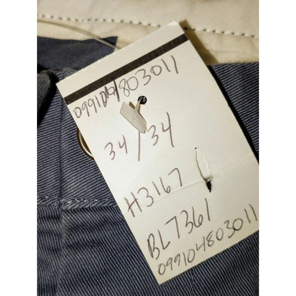J. Crew Flex Slim Fit‎ Chino Pants Gray Men's W34 L34 Casual Dress Trousers $80